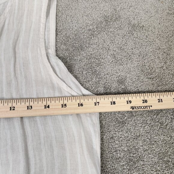 Lungo L'arno Women's Maxi Striped Shirt Dress Size Small Quiet Luxury Old Money - Picture 9 of 11